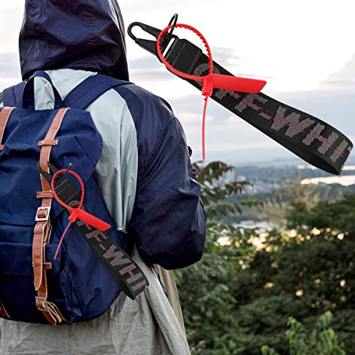 Bornystar Off Classic Wristlet Keychain For Men - Cool Wrist Lanyards For Keys, Wristlet Badge Lanyard For Women,Wristband Keychain Lanyard For Car Phone Wallet Keys - (Black) #TOP2