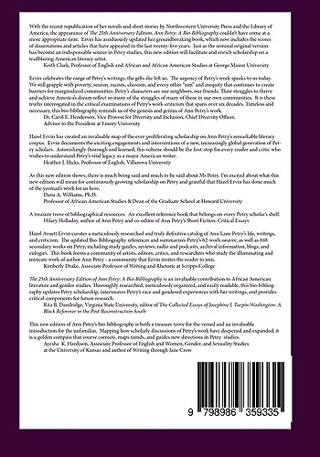 Ann Petry: A Bio-Bibliography. The 25th Anniversary Edition