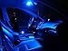 Antline 194 168 2825 T10 W5W Error Free LED Bulb Blue, Super Bright 300 Lumens 10-SMD 5730 Chipset LED Bulbs for Interior Dome Map Door Courtesy License Plate Lights, Pack of 10