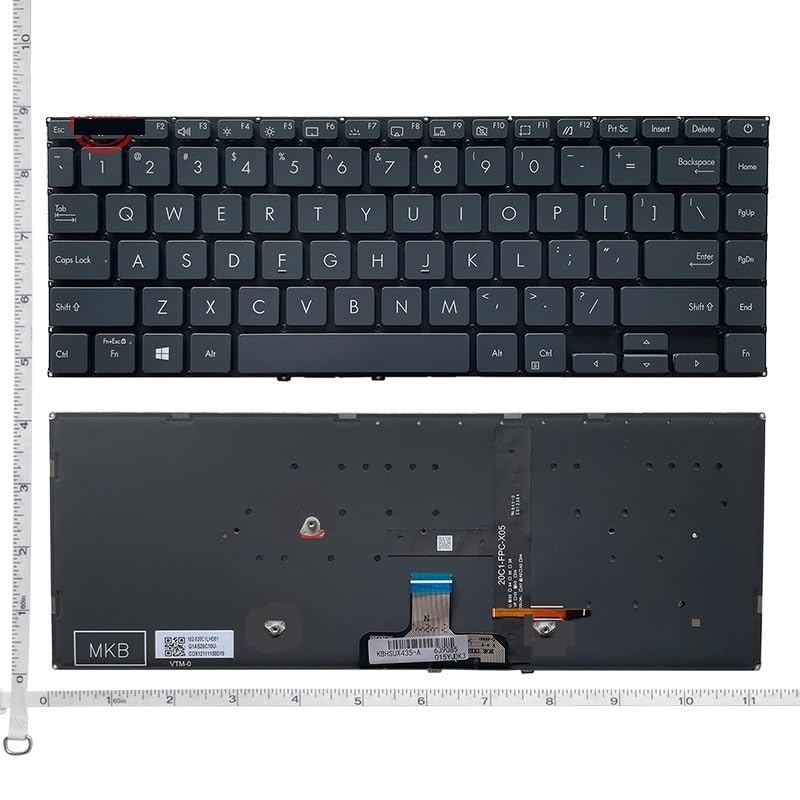 Clavier ASUS UX435 américain de remplacement pour corriger un clavier usé ou défectueux - 3