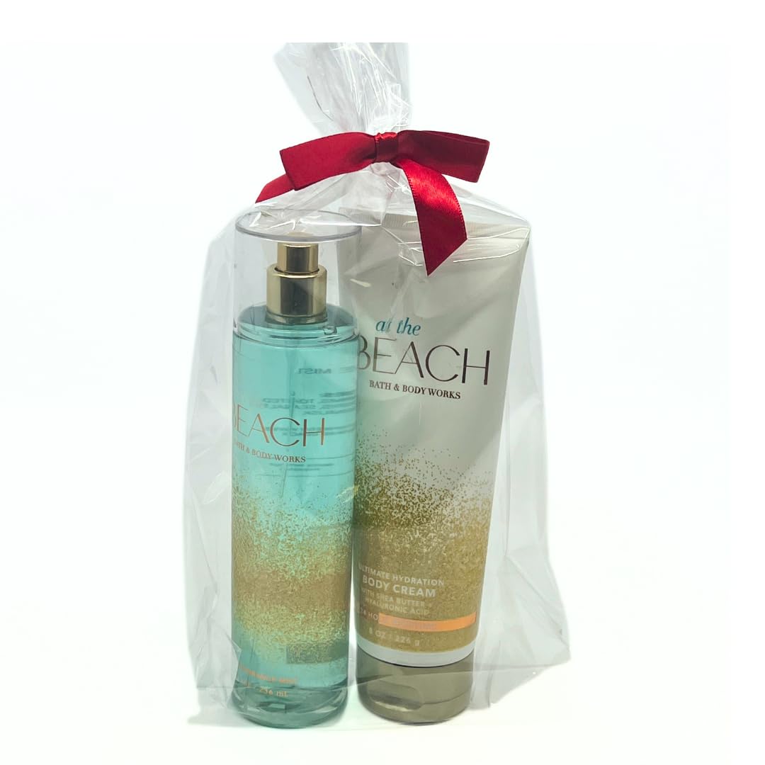 Bath & Body Works At the Beach - Gift Pack for Holiday - Mist 8oz and Body Cream 8oz