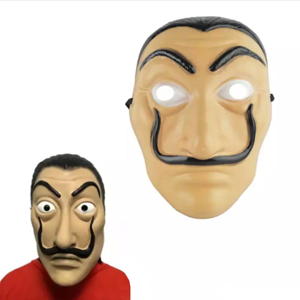 GenericDIona J Costume Dali Mask-Unisex Costume Salvador Dali Mask for Halloween Cosplay
