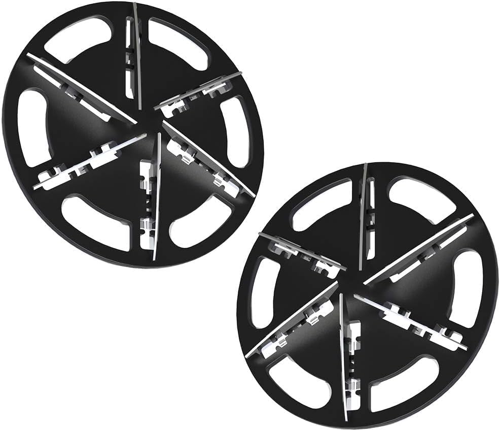 Paquete de 2 cuchillas de repuesto para afeitadora de tela, hoja de acero inoxidable de 6 hojas, quita fácilmente las bolas de pelo de la ropa, solo