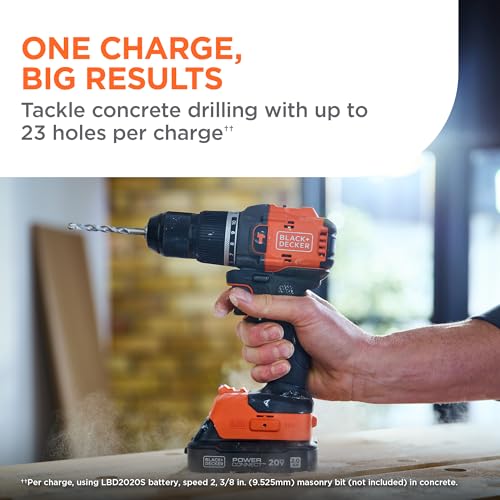 BLACK+DECKER 20V MAX Brushless Hammer Drill