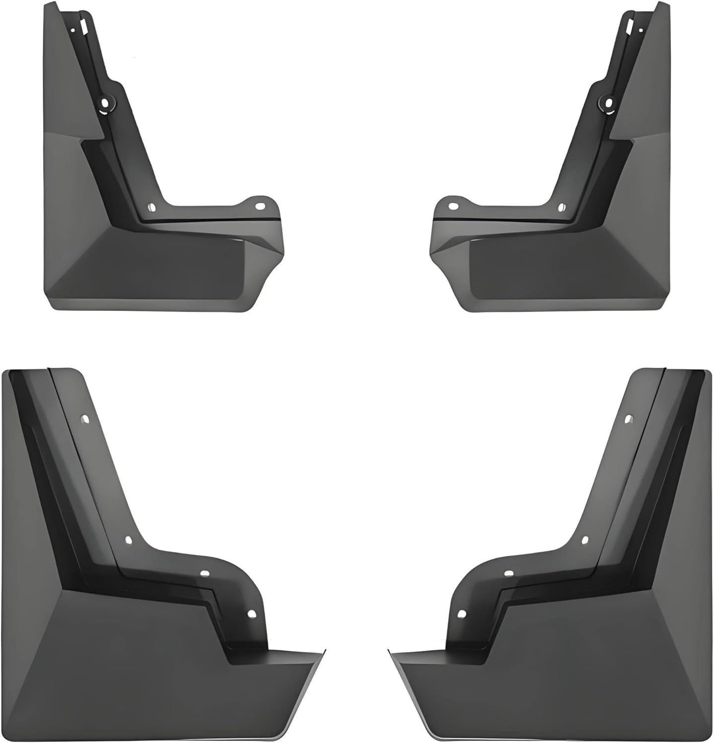 RSCBB 4 Pcs Car Mud Flaps Splash Guards for Tesla Cybertruck 2023 2024, Easy Installation Mudguards Front Rear Mud Flaps Splashproof Waterproof Car Accessories