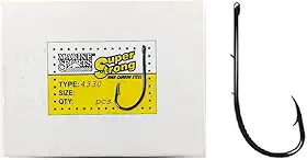 Anzol Marine Sports Super Strong 4330 Nº 18 - Caixa 100un