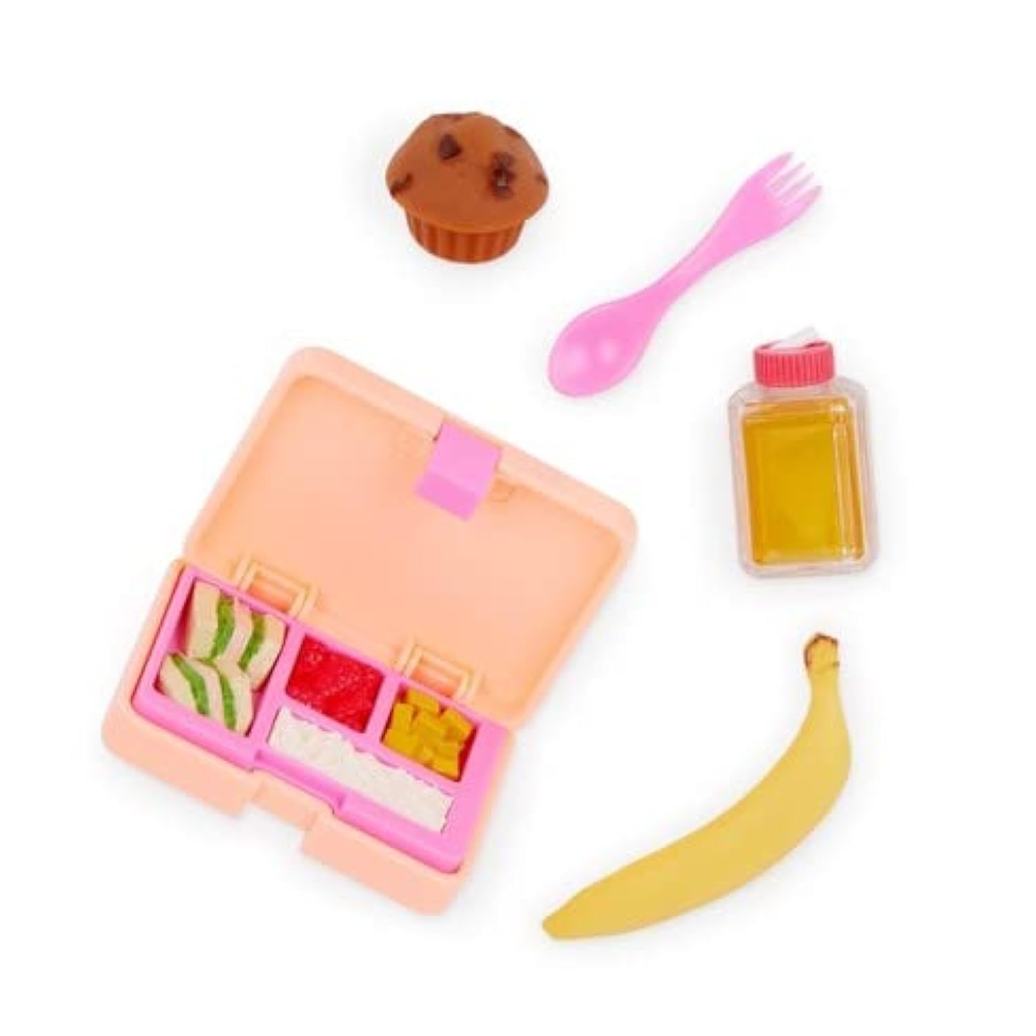 Our Generation Out to Lunch Bento Box Lunchbox Accessory Set for 18" Dolls
