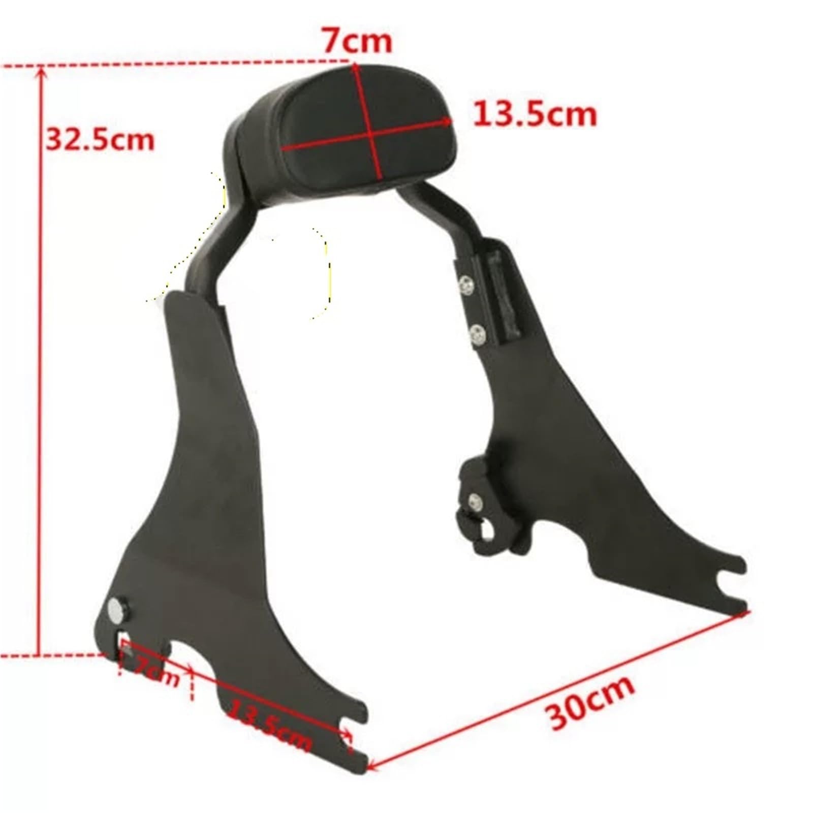Poduszka Kufer Motocyklowy Pasuje do Harley Sportster Iron XL 883 1200 48 72 XL883 XL1200 Forty-Eight, oparcie pasażera Sissy Bar