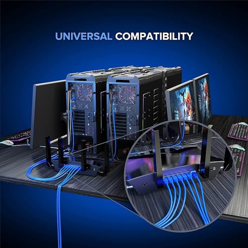 Image of PremiumAV Cat6 Ethernet Cable 1.5M (4.9FT) - High Speed 1Gbps LAN Cable, 550MHz UTP RJ45 Patch Cable - Internet Network Wire for Modem, Router, PC, Laptop, Switch (Blue)