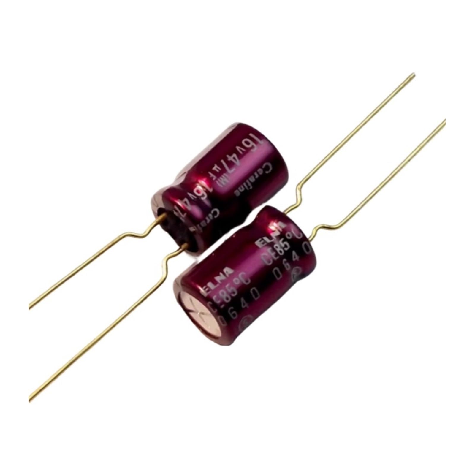 BALYDLUL 2PCS Electrolytic Capacitor 47UF 16V 8 * 12MM