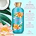Hawaiian Beach 2-in-1 Body Wash & Bubble Bath 16 fl oz, Body Cream 8 oz, Tropical Scent