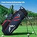 GoHimal 14-Way Golf Stand Bag, Golf Bag with Stand - Lightweight Durable Club Bag for Men & Women