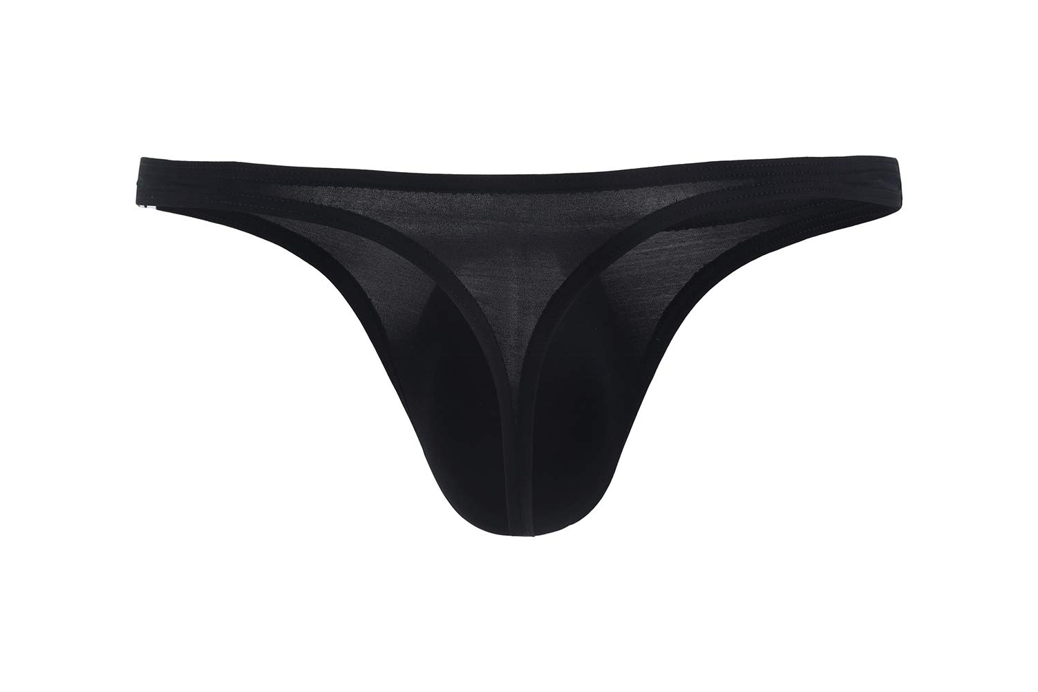 Panegy Intimo per Uomo Vita Bassa String Slip Perizoma in Seta Ghiaccio Ultra Sottile Mutande 3/4/5 Pezzi
