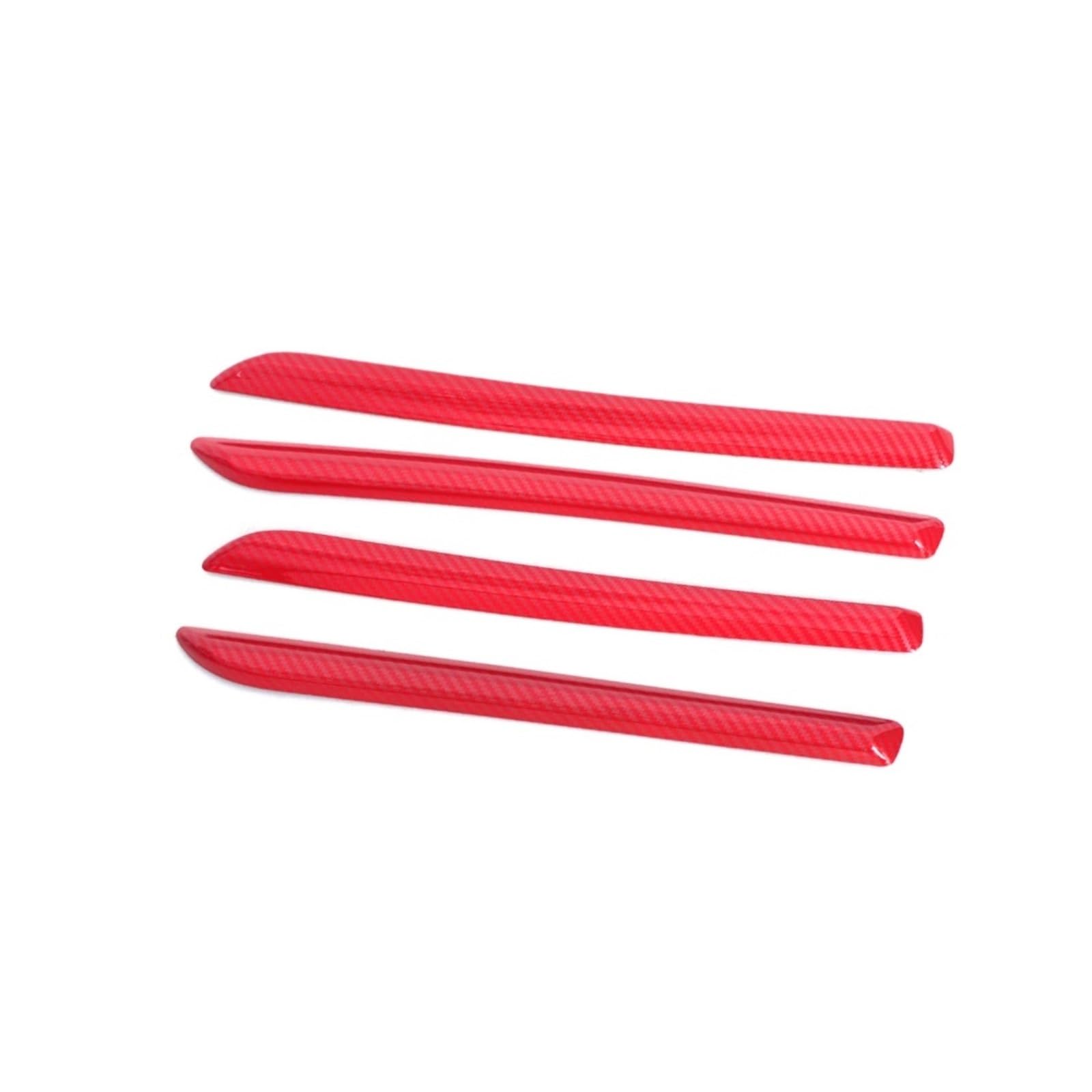 Hljnlvbn 4Pieces Car Door Car Interior Sticker Car Lhd Center Console Door Panel Trim Abs For A3 For S3 For Rs3 2014-2018 Interior Moldings Cover Trims(4Pieces Car Door)