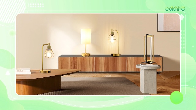 EDISHINE LED Staande lamp voor woonkamer, 147cm RGB vloerlamp dimbaar, 12W staande lamp met afstandsbediening en voetschakelaar, kristallen lichtzuil, hoeklamp voor slaapkamer