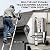 15.5 Ft Telescoping Ladder, SocTone Aluminum with Non-Slip Feet, 330lbs Max Capacity, Collapsible Ladder with Hooks for RV or Outdoor Work