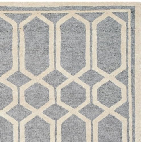 Image of Hand Tufted Wool Carpets Anti Shedding Rug Modern Carpets for Living Room Size 12x16 Feet