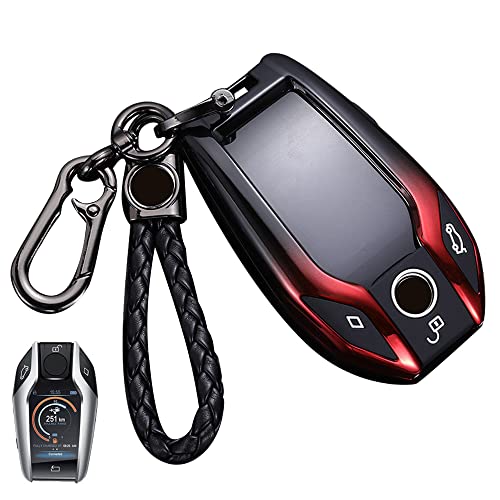 [LETINGFAR] BMW�p �L�[�P�[�X BMW�p 5 6 7 8 �V���[�Y X3 X5 X7 i8 M8 ��p�X�}�[�g�L�[�P�[�X �L�[�J�o�[ ���������C���e���W�F���g�L�[�P�[�X �L�[�z���_�[ �A�N�Z�T���[ (���b�h)