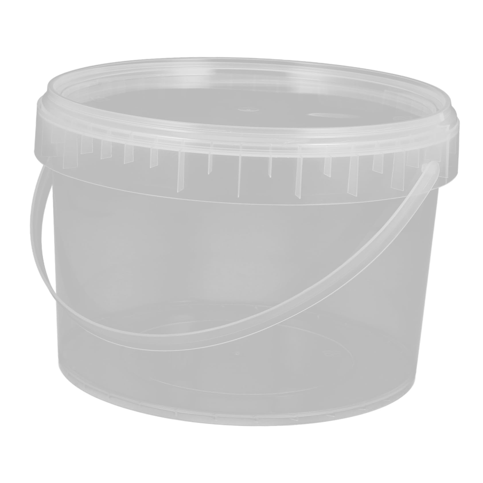 HOLIDYOYO Multipurpose Storage Tote Lid Plastic Bucket for Water Pet Food Paint Hotel Family Ranch