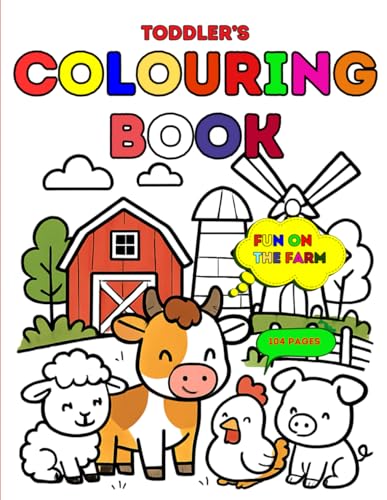 Fun On The Farm: Toddler'S Colouring Book (Fun With Twin Toys Uk)