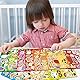 24 Stück Bluy DIY Aufkleber Set, Kinder Sticker für Kindergeburtstag&Bluy Party Deko, Cartoon Make-a-Face Aufkleber Kinder für Mädchen Jungen