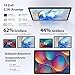 MAXLEGEN 14 Zoll, 2.5K 2240x1400 Touch Display, 36GB RAM+512GB ROM/1TB TF SIM Tablet 4G LTE+5G WLAN, Android 15, Octa-Core, 4 Lautsprecher, 13MP/11580mAh/GMS/GPS, inkl. Pen/Hülle/Kopfhörer