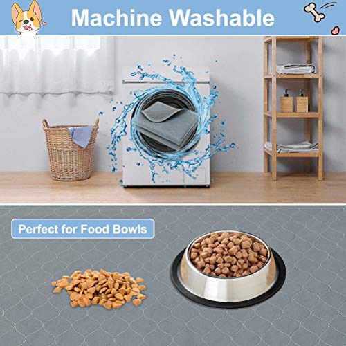 Image of KOOLTAIL Washable Pee Pads for Dogs, 2 Packs Super Absorbent Leakproof & Non-Slip Dog Pee Pad Extra Large, Reusable Puppy Training Pads Waterproof, Pet Mat Rug for Whelping,Floor,Crate,Cats, 34 inchx36 inch
