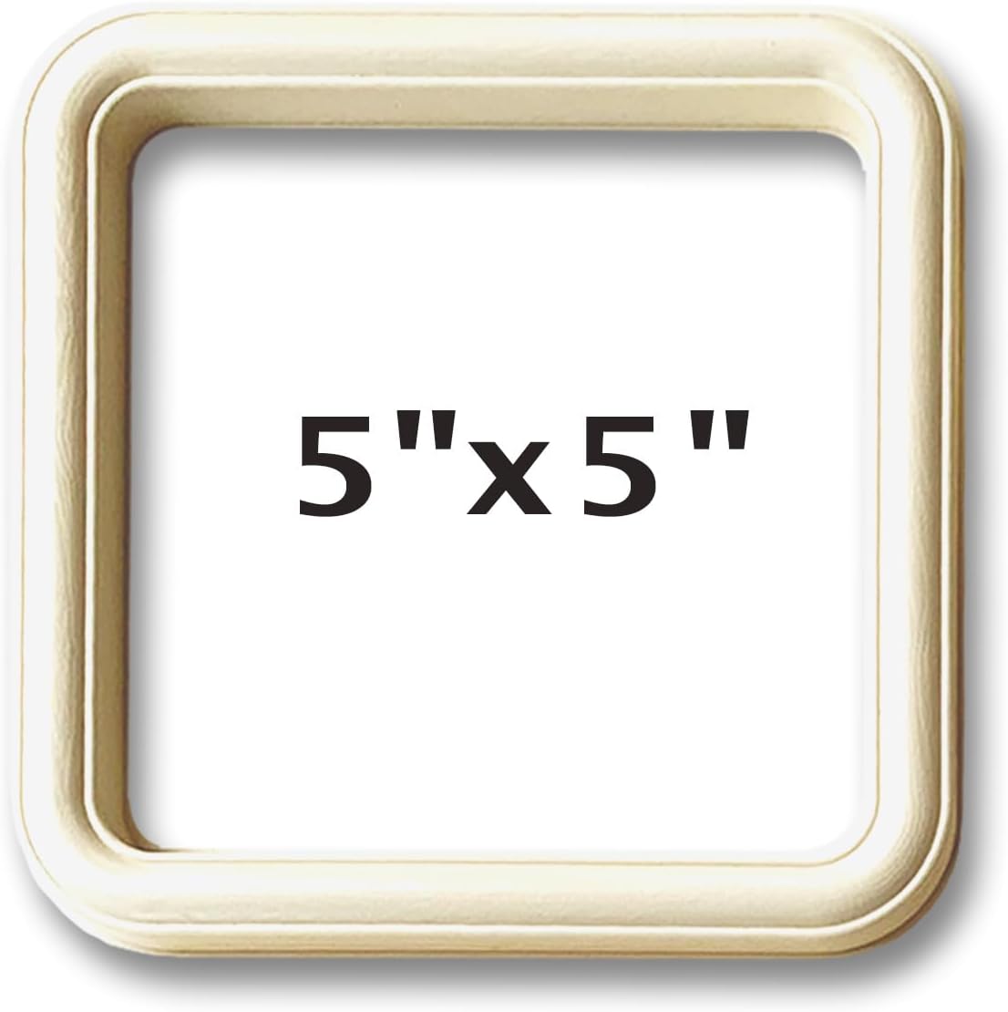 Easy Street Crafts SF55C Square Hoop Embroidery Frame, Cream