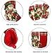 Yecence Christmas Stockings Large 3 Pcs Set 19