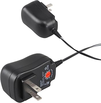 Adjustable AC Power Supply Adapter for AAA Battery Replace DC Plug (AAA)
