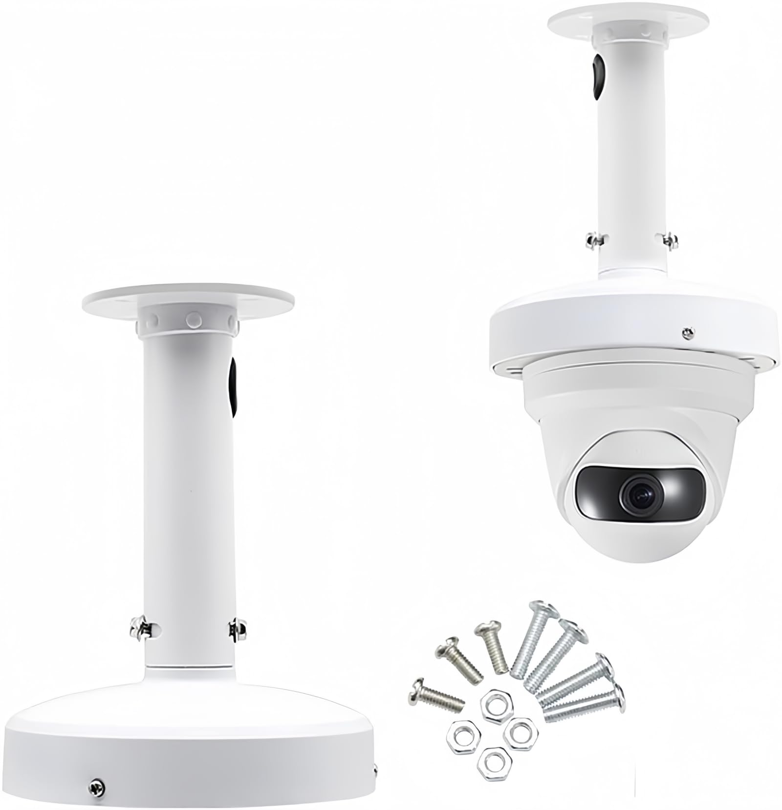 Wspornik ścienny do kamery bezpieczeństwa typu I, uniwersalny uchwyt do montażu na ścianie kamery kopułkowej/kamera IP do kamery bezpieczeństwa CCTV (długość 200 mm i mocowanie)