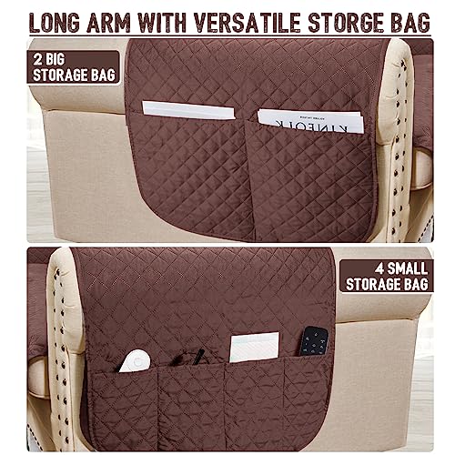 Ashleyriver CA-AR-RECL-CB Reversible Recliner Chair Cover, Sofa Slipcover thumb #4