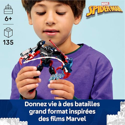 LEGO® Super Heroes 76337 Le robot de Miles Morales contre Spider Man 2099 - vue 10