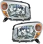 For 2004-2005 Toyota RAV4 Driver and Passenger Side Headlight Assembly Lens/Housing DOT TO2518103N