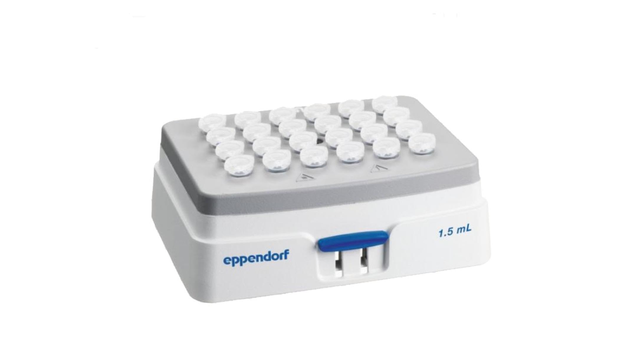 Eppendorf SmartBlock Aluminium Rechteckig Thermoblock für 11mm Durchmesser 24 x 1.5ml Kapazität Reaktionsgefäße, Grau