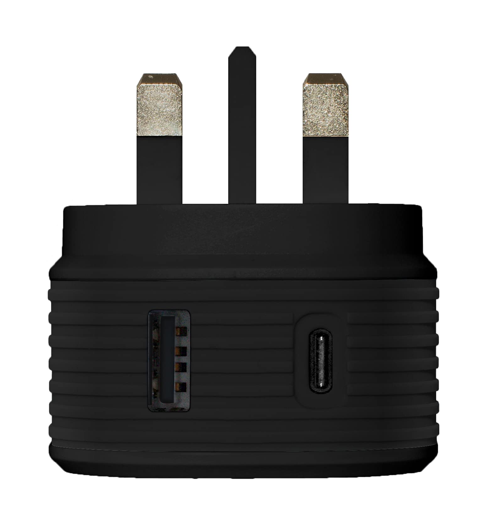 Juice 65W PD GaN Tech Charger The Charger For EVERYTHING 2 Ports USB A and USB C Output For Faster charging Charges Laptops, Tablets, Smartphones and More Rapid Charge with Sure Grip Technology, Black