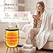warmcozy Towel Warmer Black Bath Towel Warmers for Bathroom – Adjustable Timer, Ambient Light, Relaxation Mode, Auto Shut Off & Safety Lock – Fits Two 40