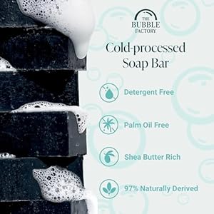 Handmade Natural Bath & Body Soap Bar, Vegan, All-Natural, Palm Oil Free, Made in USA with Shea Butter + Essential Oils, Tea Tree Mint, 3 Bars Handmade Natural Bath Body Soap Bar Vegan All Natural Palm Oil Free Made in USA with Shea Butter Essential Oils Tea Tree Mint 3 Bars