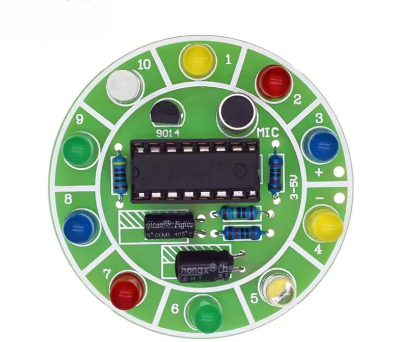 DIY Solder Practice Kit Voice Activated LED Soldering Project Teaching Learning