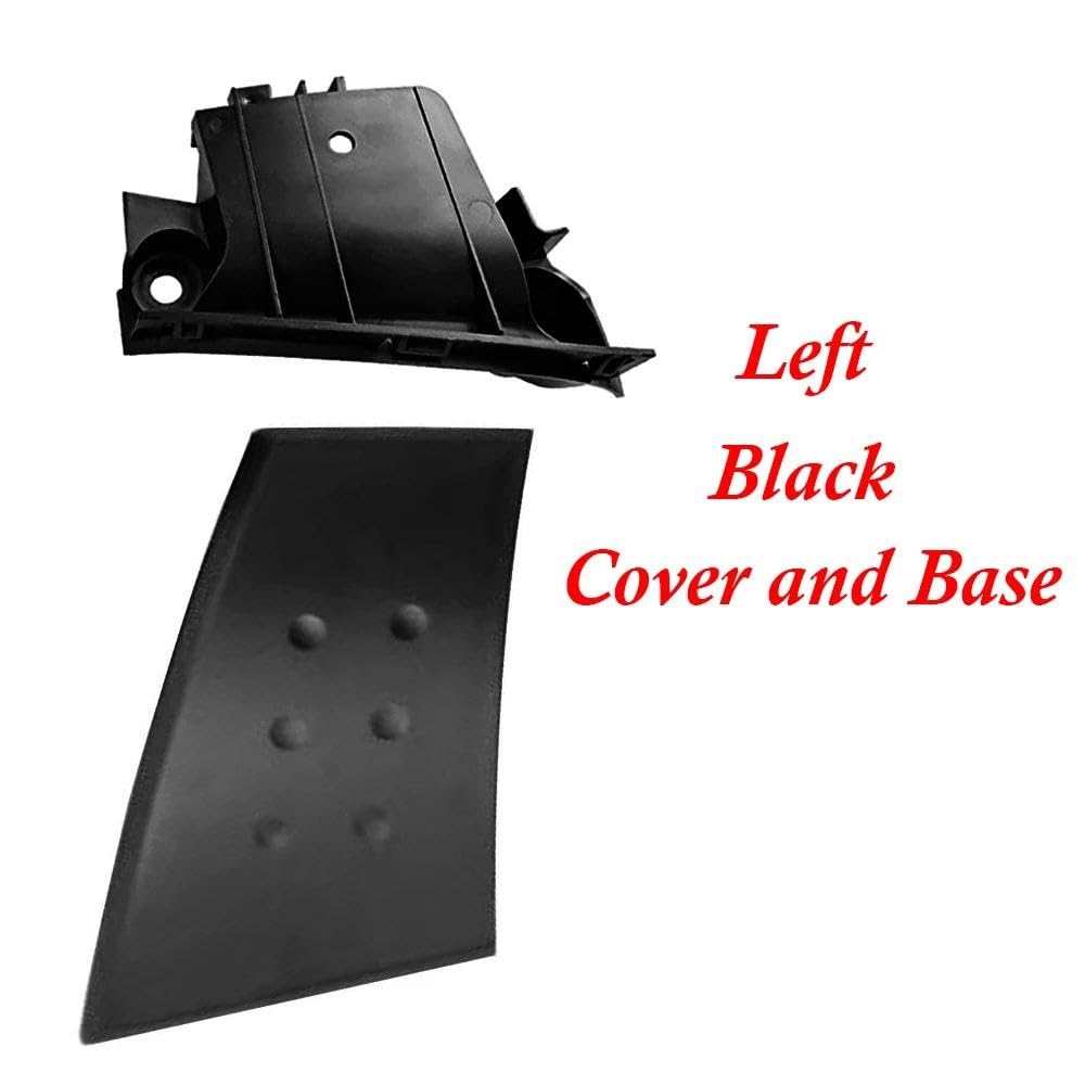 Auto Binnenhandgreep Voor Peugeot 107 2005-2010 2011 2012 2013 2014 Auto Binnenhandgreephoes Deurgesp Handkap Deurarmsteun Basis Grijs En Zwart Binnendeurgrepen(Left Black 1 Pair