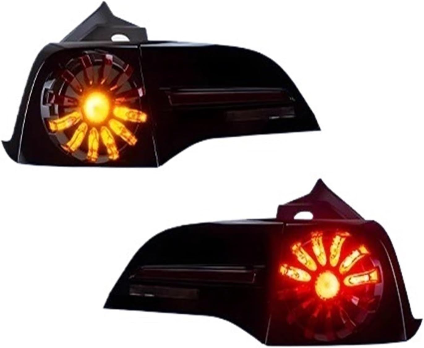 Car Taillights Assembly Compatible With Tesla Model 3 Model Y 2019-2023 Led Auto Rear Lamps Upgrade Compatible With Martin Style Brake Light Accessories(Model 3 User)