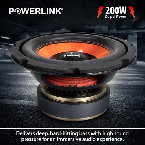Image of POWERLINK 8 inch Subwoofer Orange