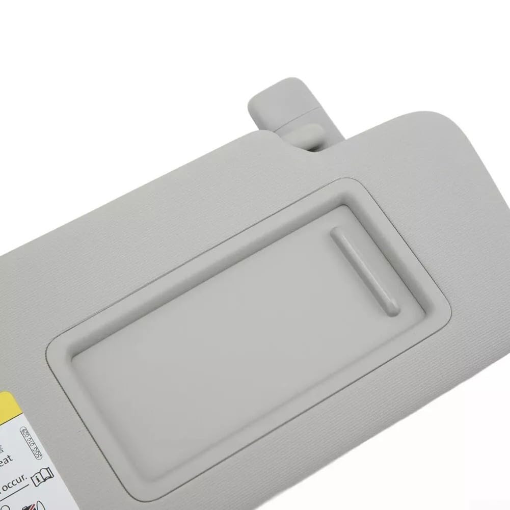 Pannello di ricambio per parasole interno, con specchietto progettato per la posizione anteriore destra sui veicoli