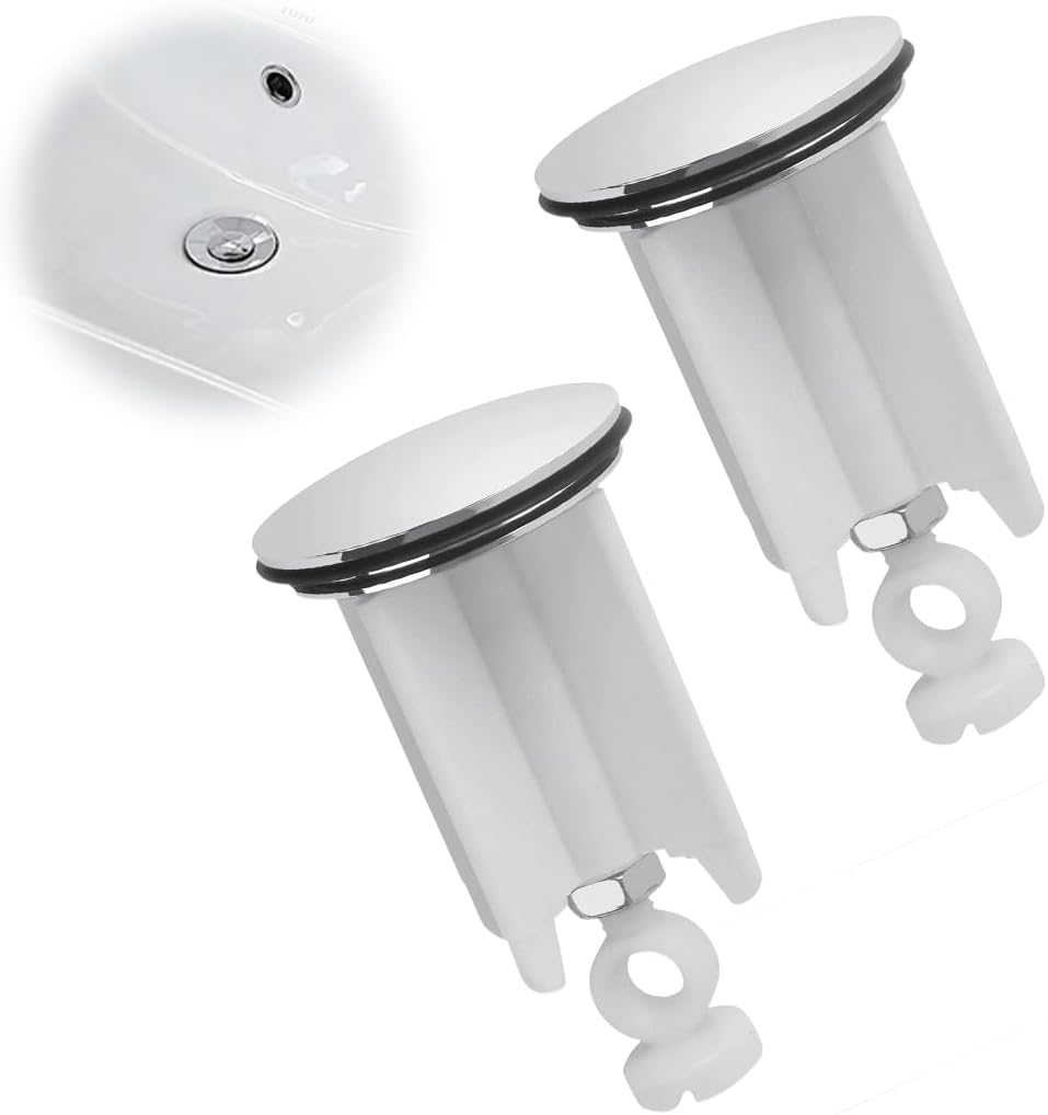 Tapón lavabo universal ajustable 40 mm, 2 unidades - YIPFEN