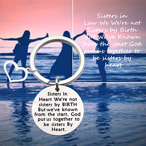 Qiier Sister In Law Gift Unbiological Sister Keychain Friendship Keychain Best Friend Gift Bff Soul Sister Gifts #TOP5