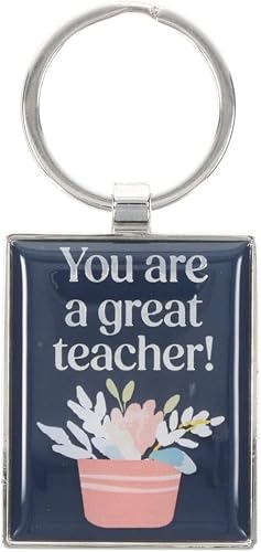 Christian Art Gifts Epoxy Metal Teacher Key Ring