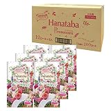 Made-in-Japan Hanataba Premium Toilet Paper, 12 Rolls, 3-Ply Bath Tissue, 6 Packs of 12 Rolls, 200 S