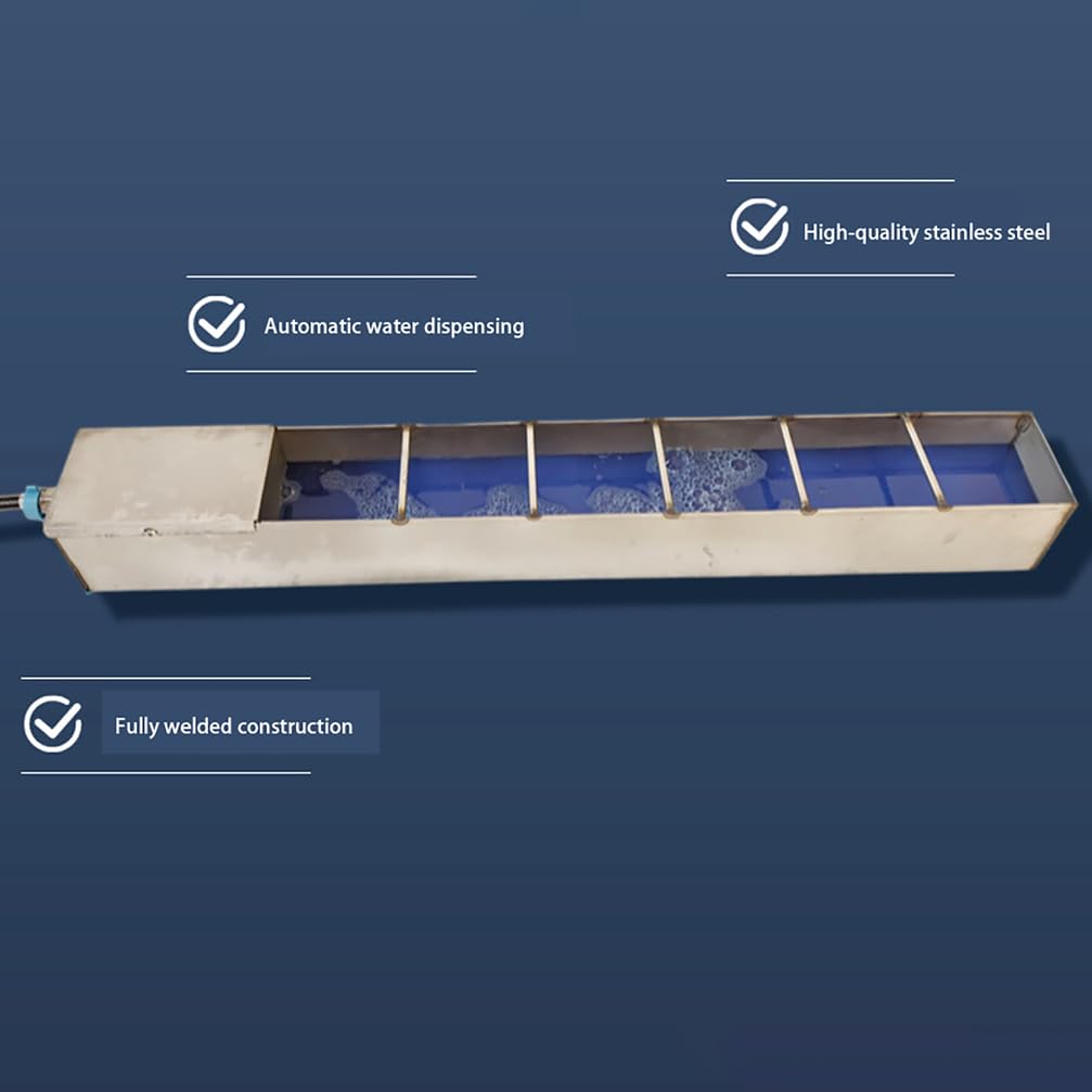Equipo automático de alimentación de aves de corral, accesorios de acero inoxidable con válvula flotante, para pollos, patos, gansos