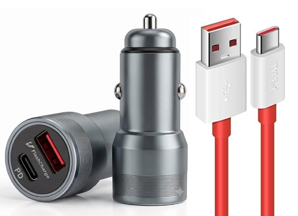 65W Car Charger for Volkswagen Virtus GT Plus Original QC Adapter