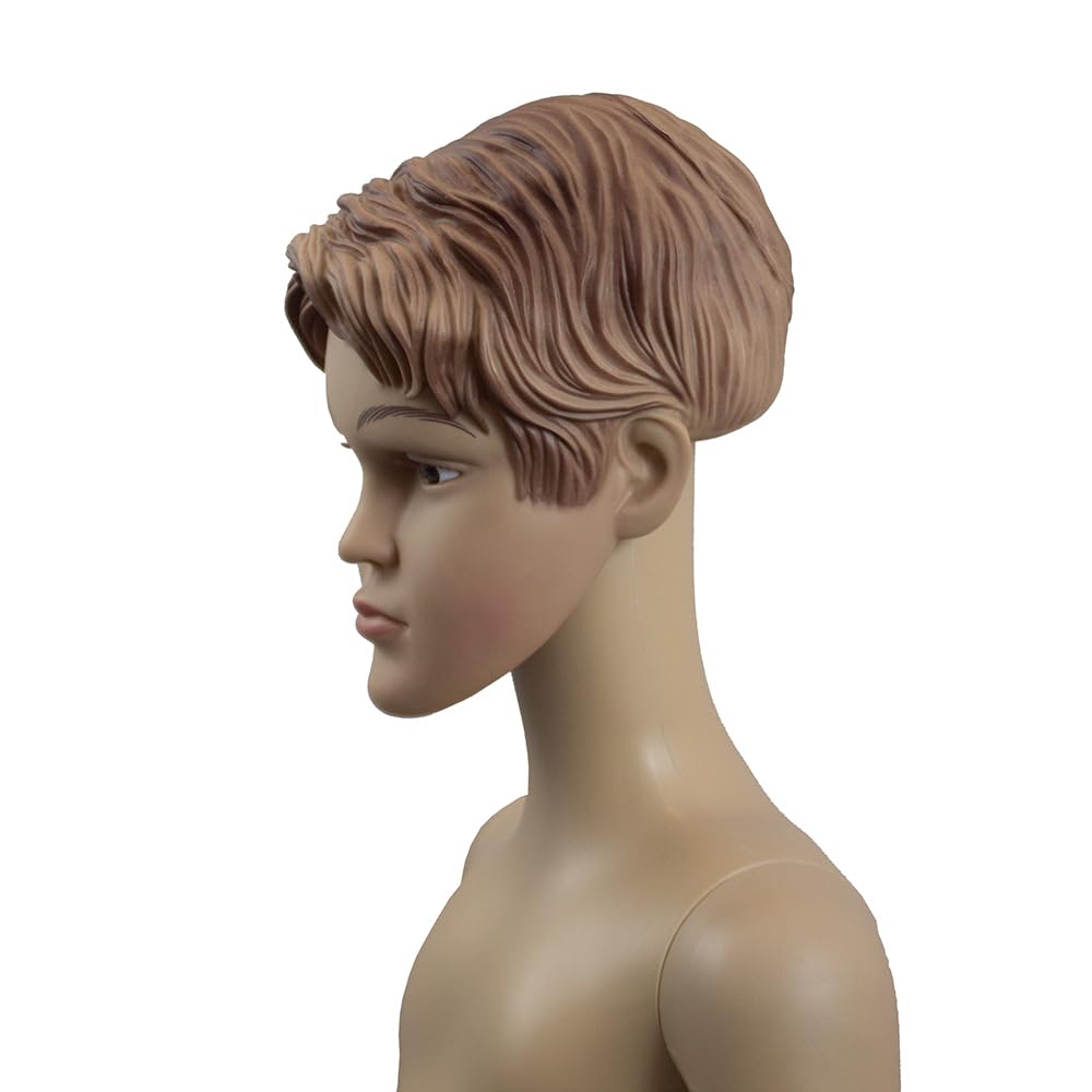 BITUXX Schaufensterpuppe männlich Junge Schaufensterfigur Mannequin Schneiderpuppe 360° beweglich 90cm